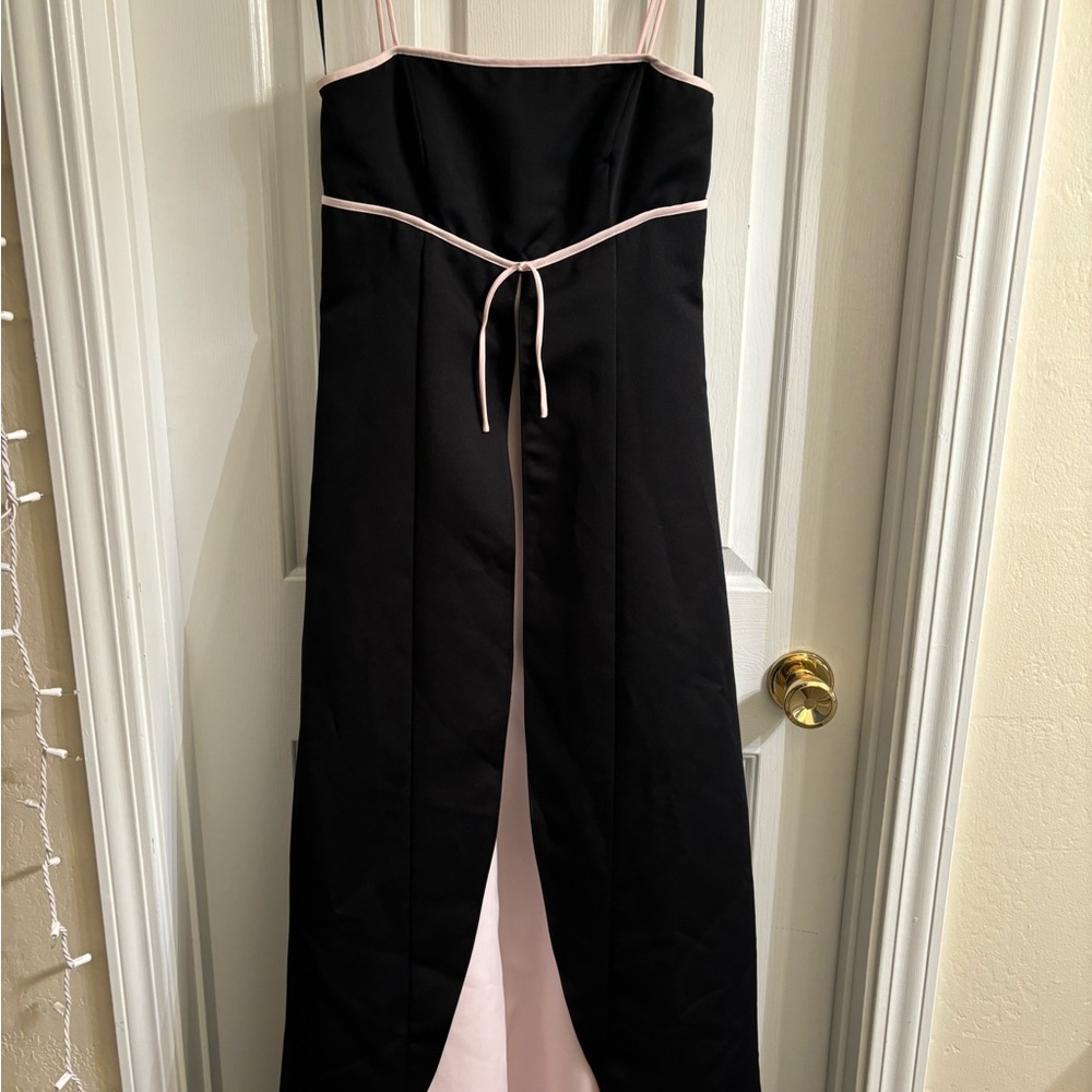 Urban Girl Nites Black and Pink Prom Dress